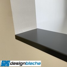 Aluminium U-Profil RAL 7016 Anthrazitgrau Einfassprofil grau 1,5mm Abdeckung Alu