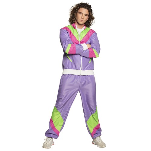 Trainingsanzug retro lila - retro,