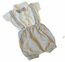 Baby Taufanzug Gr. 74 Babyanzug Taufe Geschenkset Sommeranzug Hemd Hose Fliege