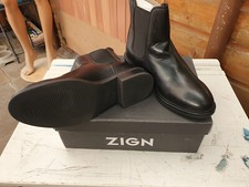 ZIGN Stiefelette Leder schwarz Gr. 37