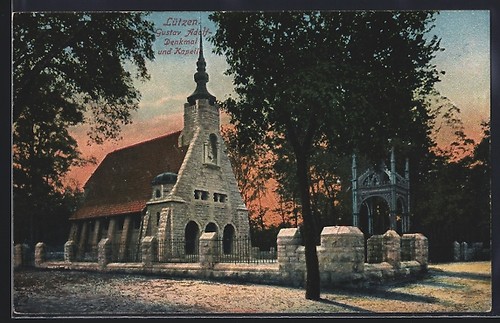 Lützen gustav adolf - lützen,, gustav-adolf-denkmal
