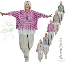 Überwurf Pullover Shirt