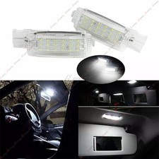 2X Sonnenblende Beleuchtung Make-up Spiegel Innenraum für Golf 4 5 Jetta Passat