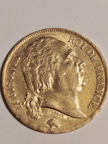 Louis xviii francs or - -, 20