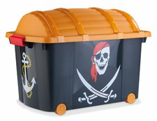 Truhe, Piratentruhe, Schwarz