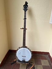 Framus Long Neck 5-string Banjo - superb erhalten mit Koffer