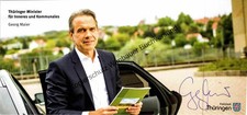 Original Autogramm Georg Maier  Landesminister Thüringen /// Autograph signiert 