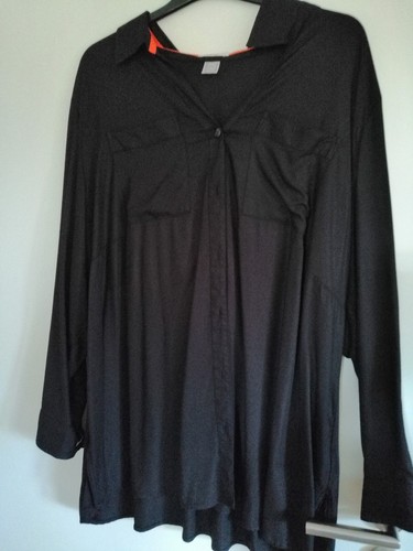 Damenbluse schwarz sheego - damenbluse, schwarz,