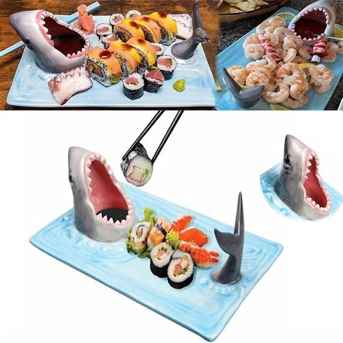 Shark sushi teller - shark, sushi-teller