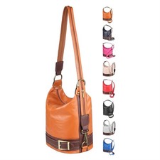 DAMEN ECHT LEDER 2in1 TASCHE