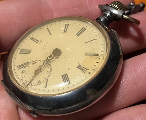 Antike taschenuhr cylindrie - antike,