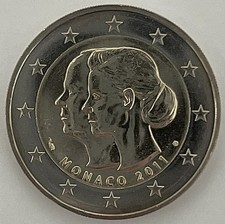 2 Euro Gedenkmünze Monaco