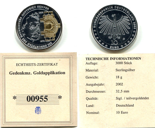 Euro brd 2003 - g, silber