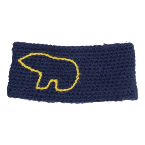 Eisbär stirnband blau gelb - eisbär,, blau/gelb