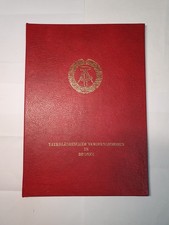 Vaterländischer Verdienstorden Bronze Urkunde Etui DDR Stasi VVO 