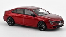 Modellauto Auto Maßstab 1:43 Norev Peugeot 508 Gt 2023 Red diecast modellbau St