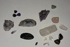 ? Mineralien & Edelsteine Sammlung – Amethyst, Achat, Selenit, Tigerauge, Avent