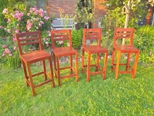 4x Echtholz Barhocker Barstuhl Holz in Top Zustand Barstühle Hochstuhl 