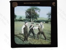Edwardian Boys Playing Cricket
