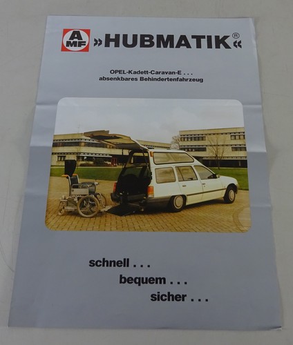 Prospektblatt hubmatik opel - prospektblatt,