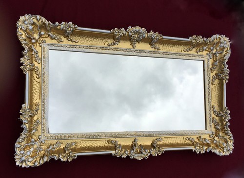 Wandspiegel barock gold silber - wandspiegel,