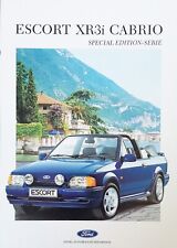 Ford Escort XR3i Cabrio 12/89