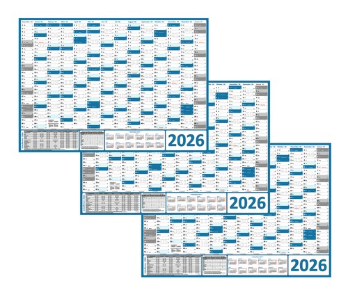 Stück xxl wandkalender din - 3,