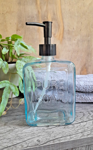 Seifenspender glas pump - pump, pure
