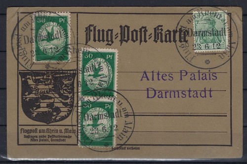 Flugpost 1912 mi - dr,