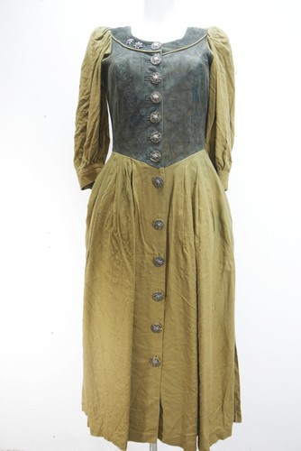Landhauskleid edelweiss besatz - landhauskleid,
