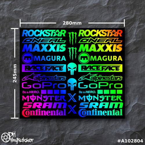 Sponsoren stickersatz - sponsoren,