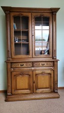 Schöner Vitrinenschrank / Bauernschrank / 2-teilig