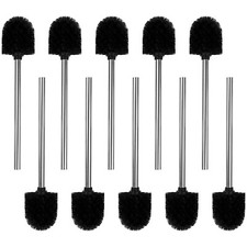 10x WELLGRO Edelstahl WC-Bürste Ersatz Toilettenbürste Klobürste Toilette Bürste