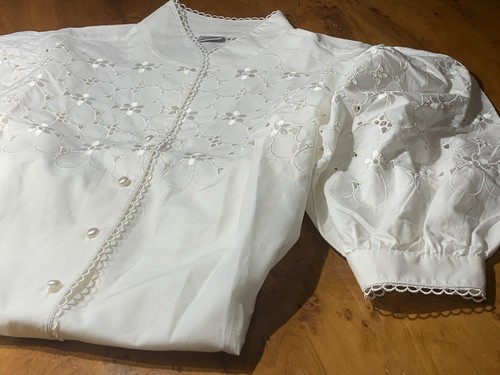 Damenbluse gratz weiß - 42,