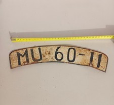 Altes Kennzeichen Motorrad um