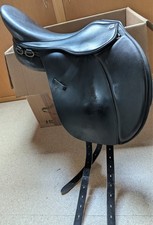 Top Vielseitigkeitssattel Schwarz Massimo Son II 38 Kammerweite 17.5 gebraucht  