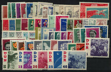 DDR Jahrgang 1961 Kpl. Postfrisch mit Michel 829 Y und 833 X