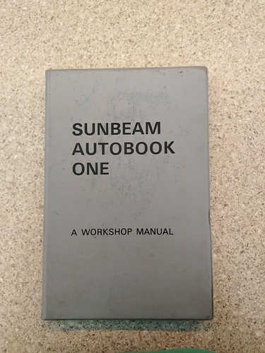 Hillman sunbeam autobook one - hillman,