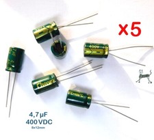 4,7uF 400V (5 Stück) - 105°