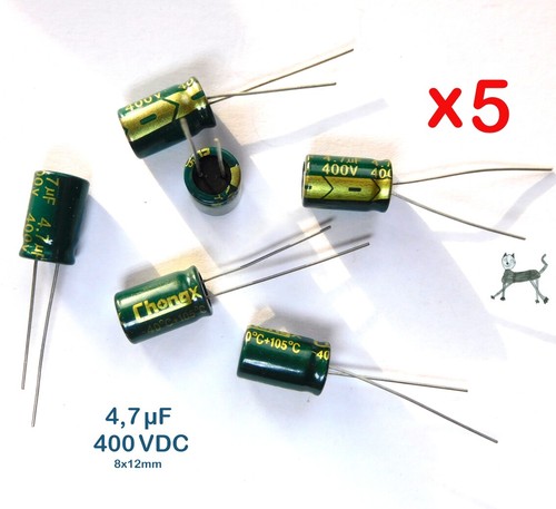 7uf 400v 105 - 4,7uf, 105°