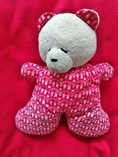 Stoffteddybär rot 26 cm waschbar sehr guter Zustand