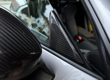 Passend für Porsche 911 991 981 718 Außensäule Spiegel Cover Dreieck Carbon