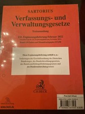 Sartorius Verfassungs- und