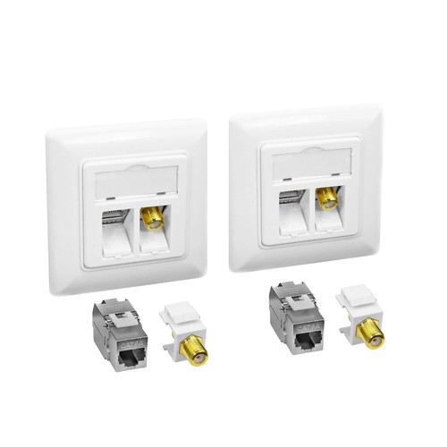 Cat6a netzwerkdose mit - cat6a,