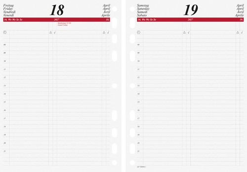 Kalendereinlage 2027 ringbuch - 2027,