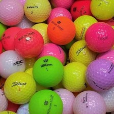 50  bunte Lakeballs / Golfbälle  AAAA - AAA