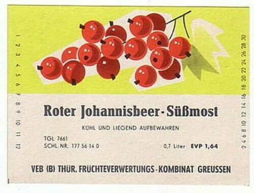 Altes ddr etikett - etikett,