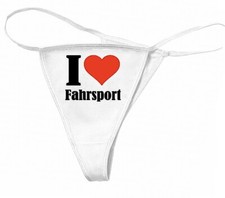 String Tanga I Love Fahrsport