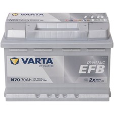 Varta N70 Autobatterie EFB 12V 70Ah Blue Dynamic Start-Stop Batterie 570500076
