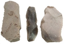 Neolithikum  3x Klinge  Linearbandkeramik  LBK  Region Leipzig   4255